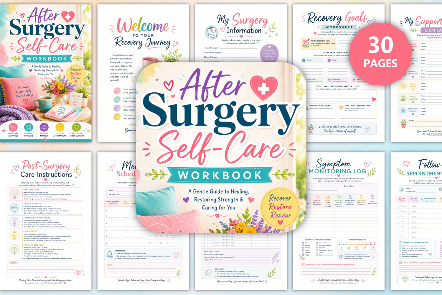 After Surgery Self-Care Workbook