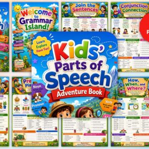 Kids’ Parts of Speech Adventure Book