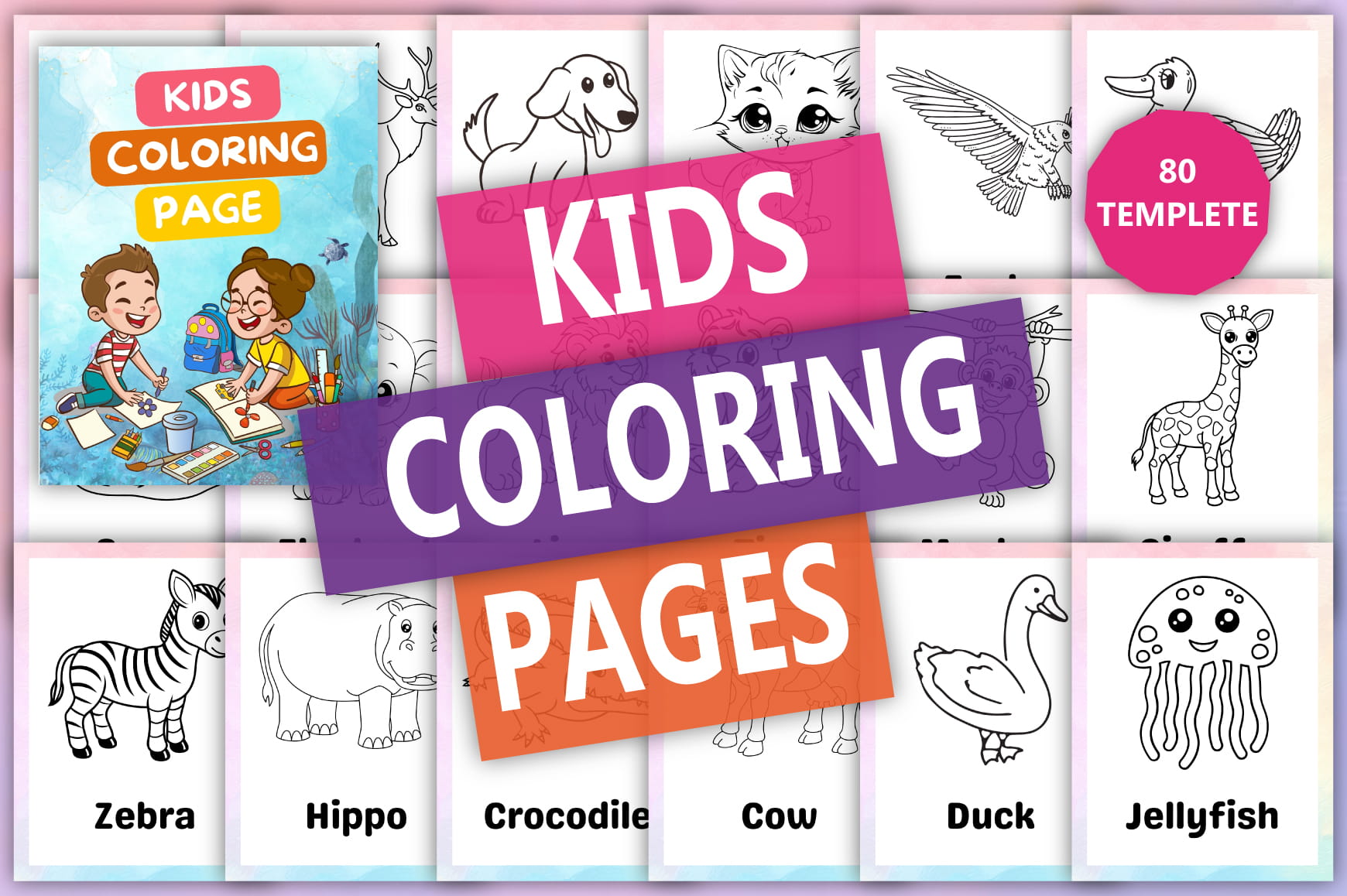 Coloring Pages for Kids Animal