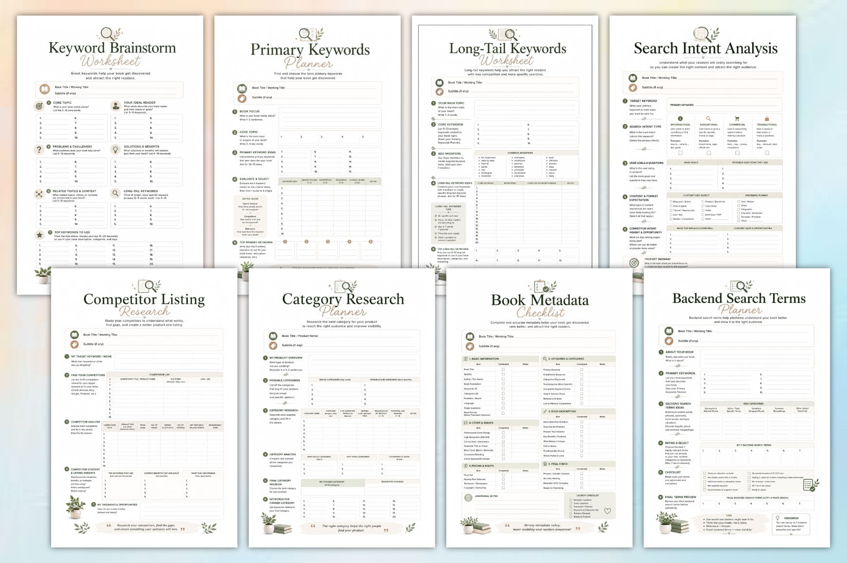 Book Listing Optimization Workbook - Image 2