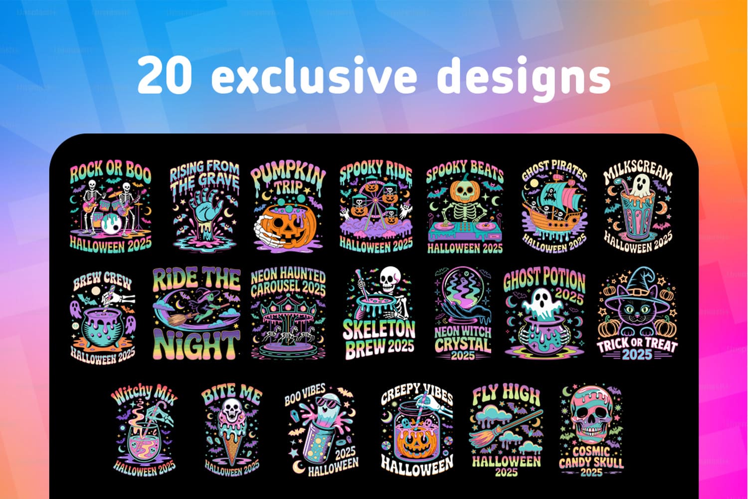 20 halloween 2025 shirt designs - Image 4