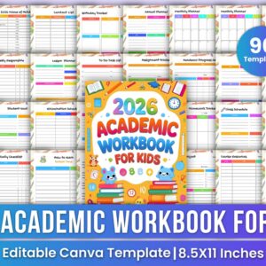 2026 Academic Workbook for Kids