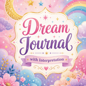 Dream Journal Printable PDF