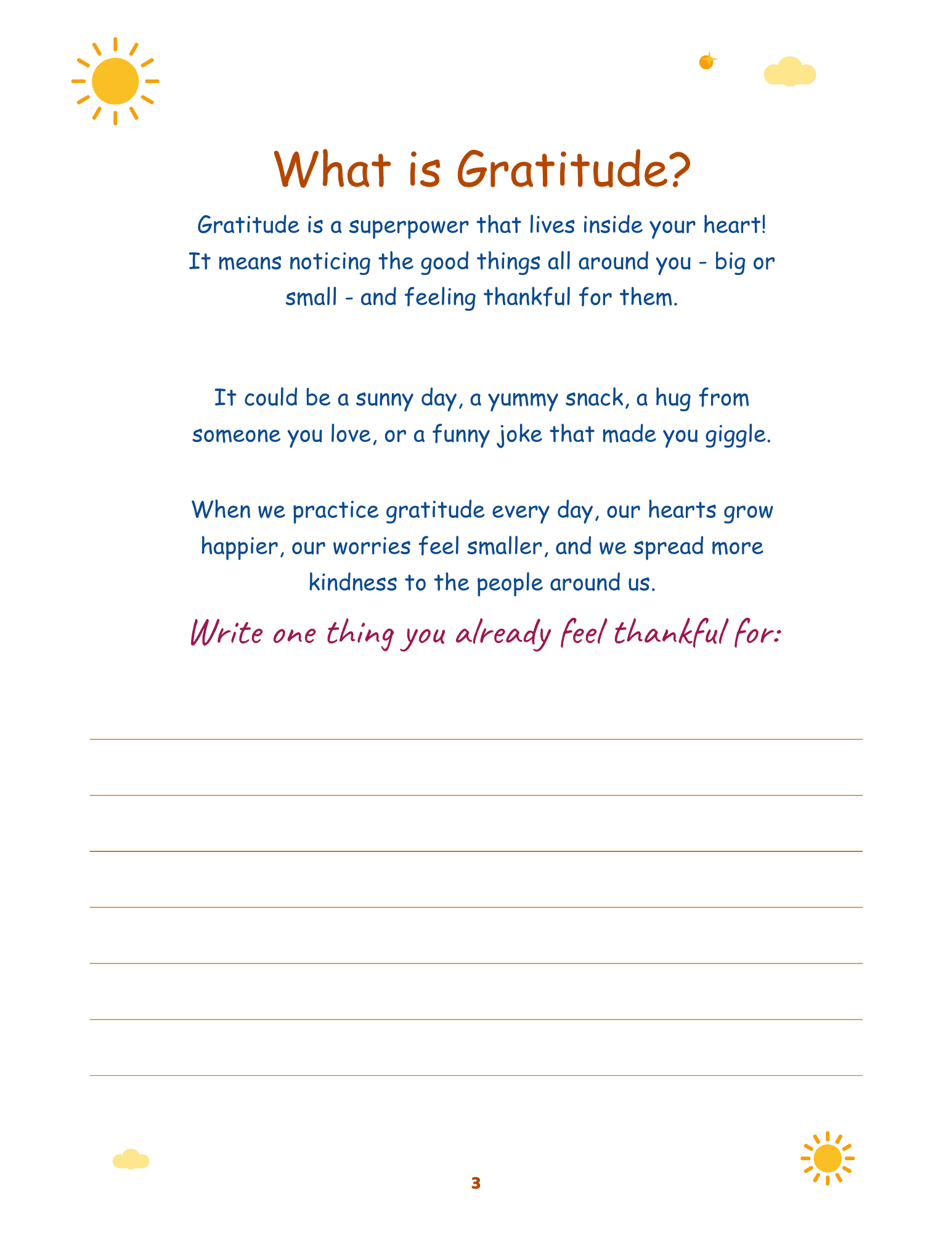Gratitude Journal for Kids - Image 3