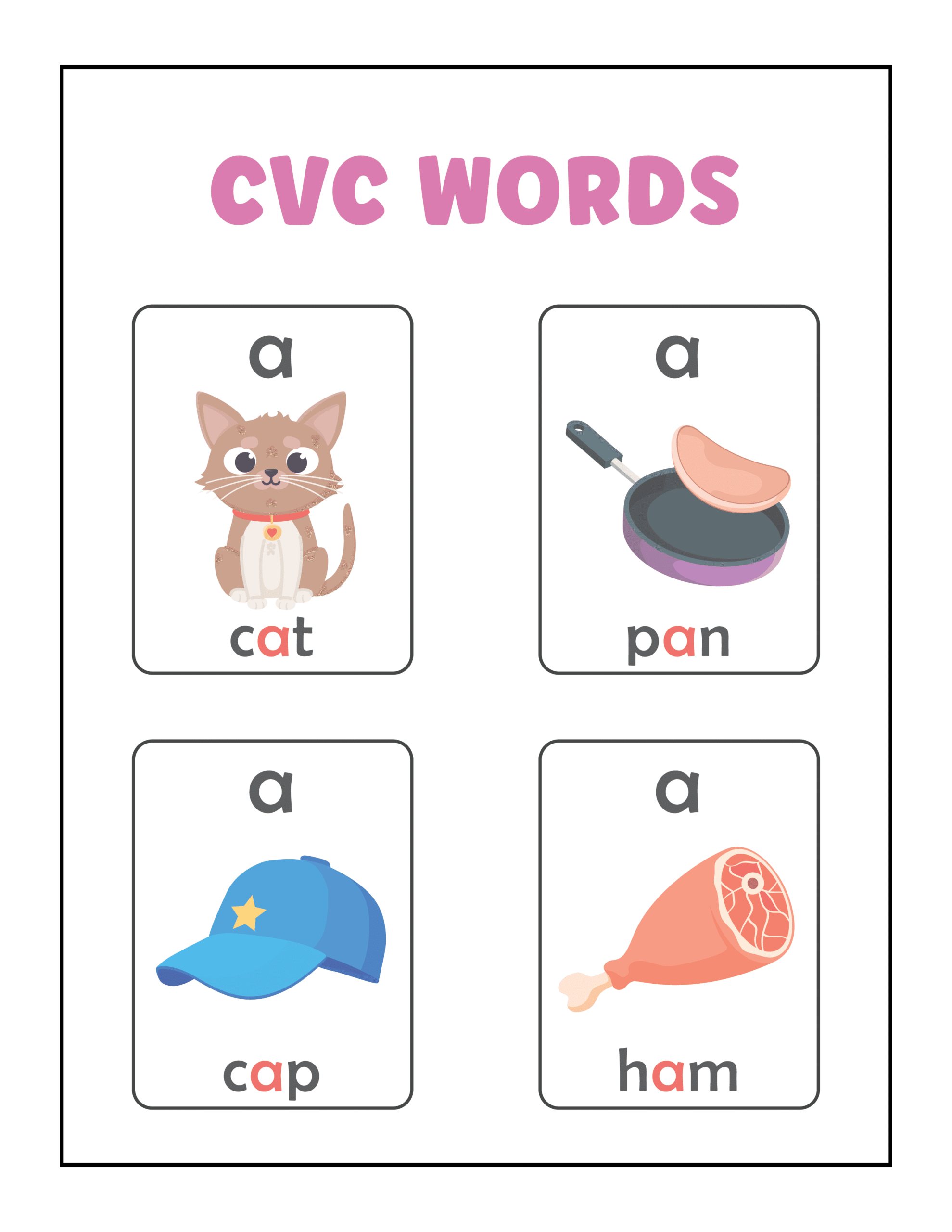 The Ultimate Pre-K to 1st Grade Literacy & Math Printable Bundle - Image 12