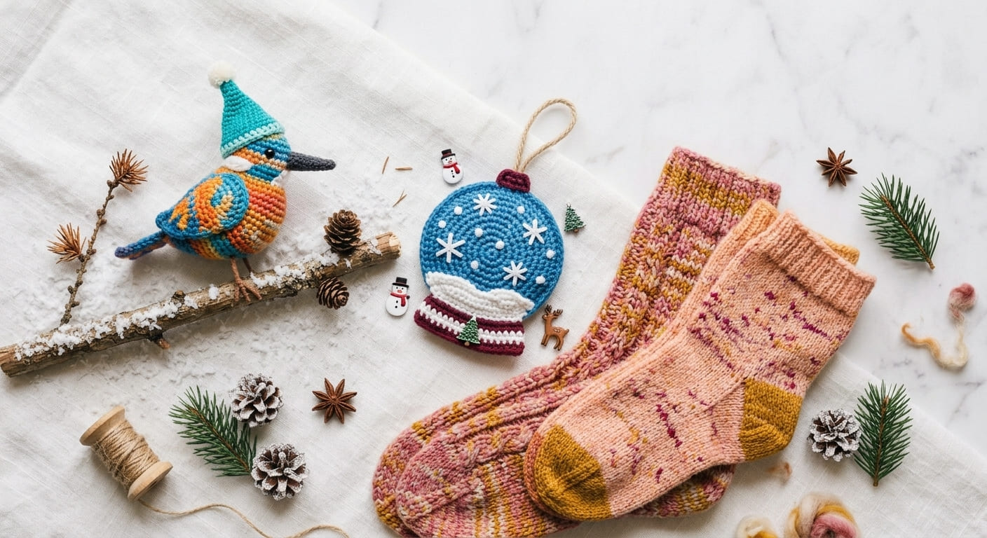 Winter Crochet & Knit Pattern Bundle