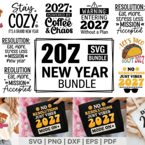 2027 New Year SVG Bundle