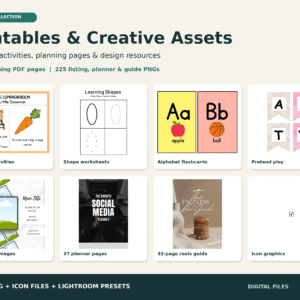 PRINTABLE LEARNING & CREATIVE RESOURCE BUNDLE