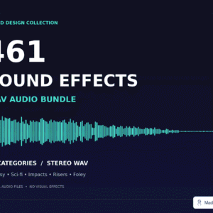 461 WAV Sound Effects Bundle for Video Editing